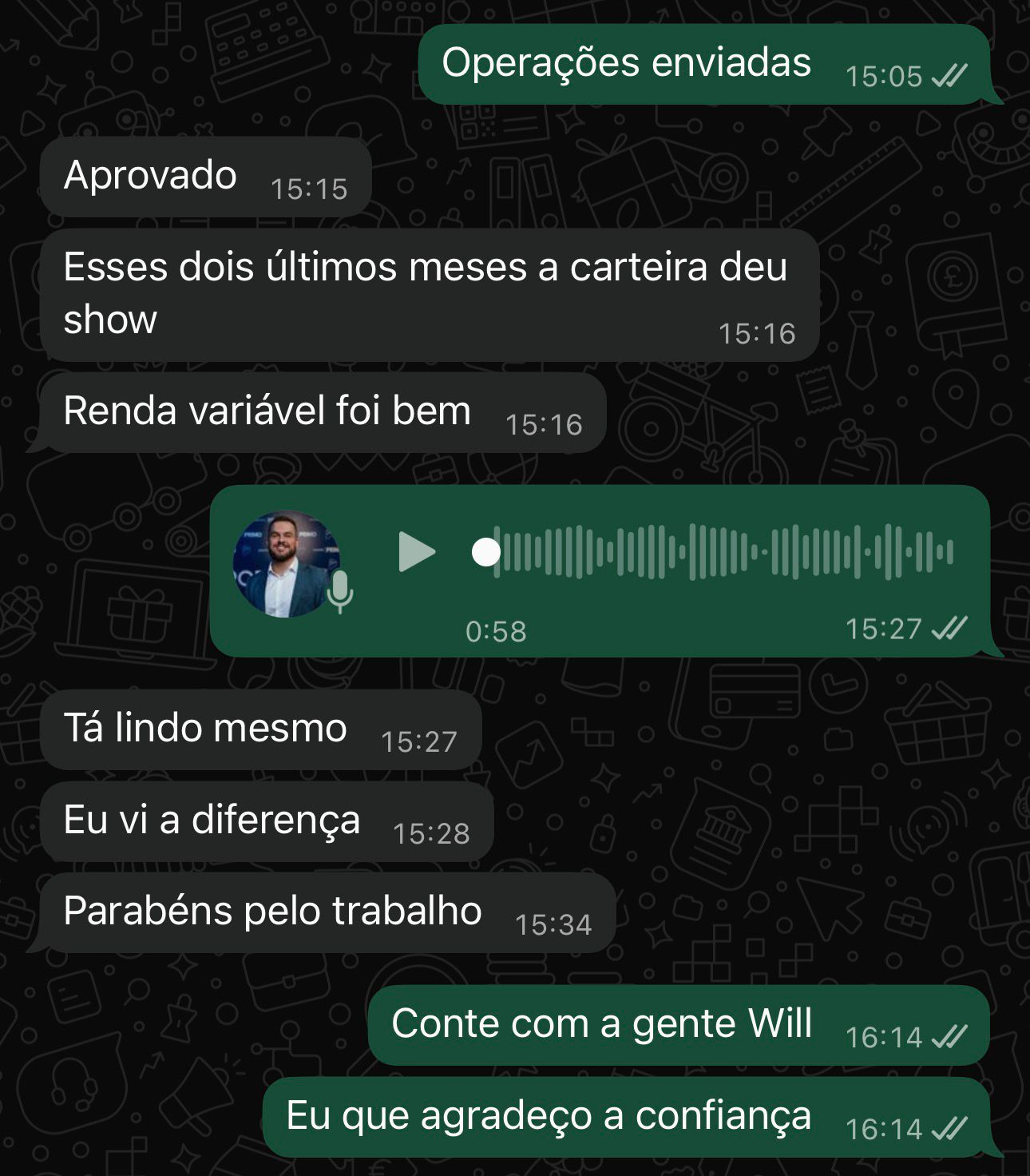 Feedback positivo de cliente