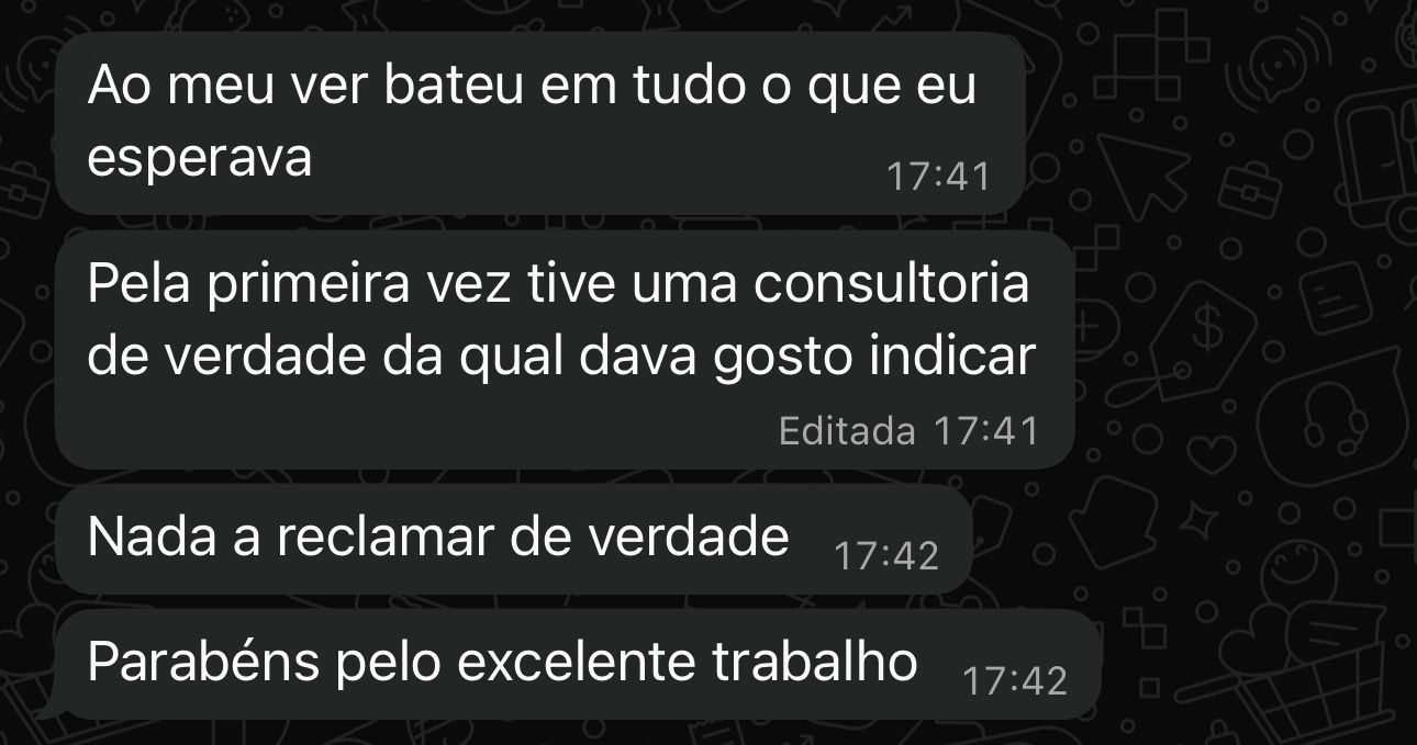 Feedback positivo de cliente